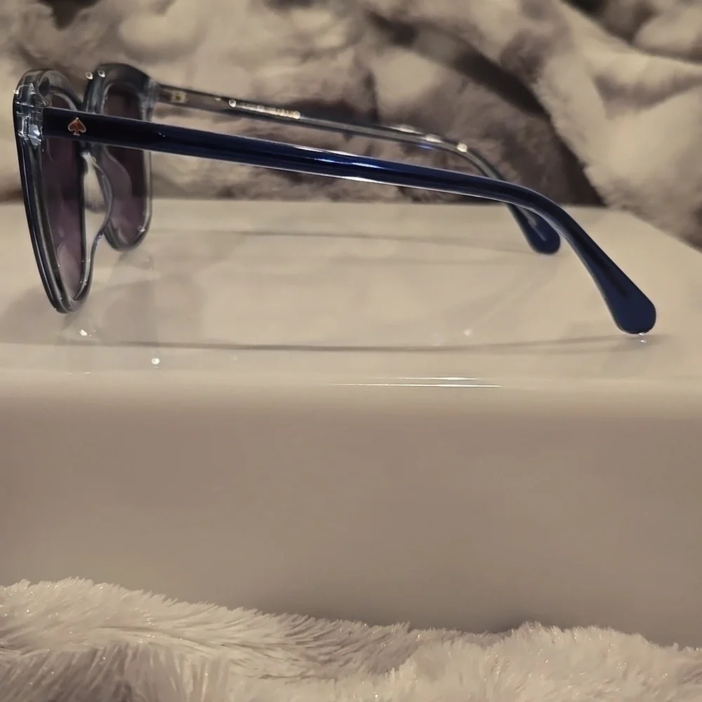 Kate Spade Pella Blue Sunglasses Brand New In Case